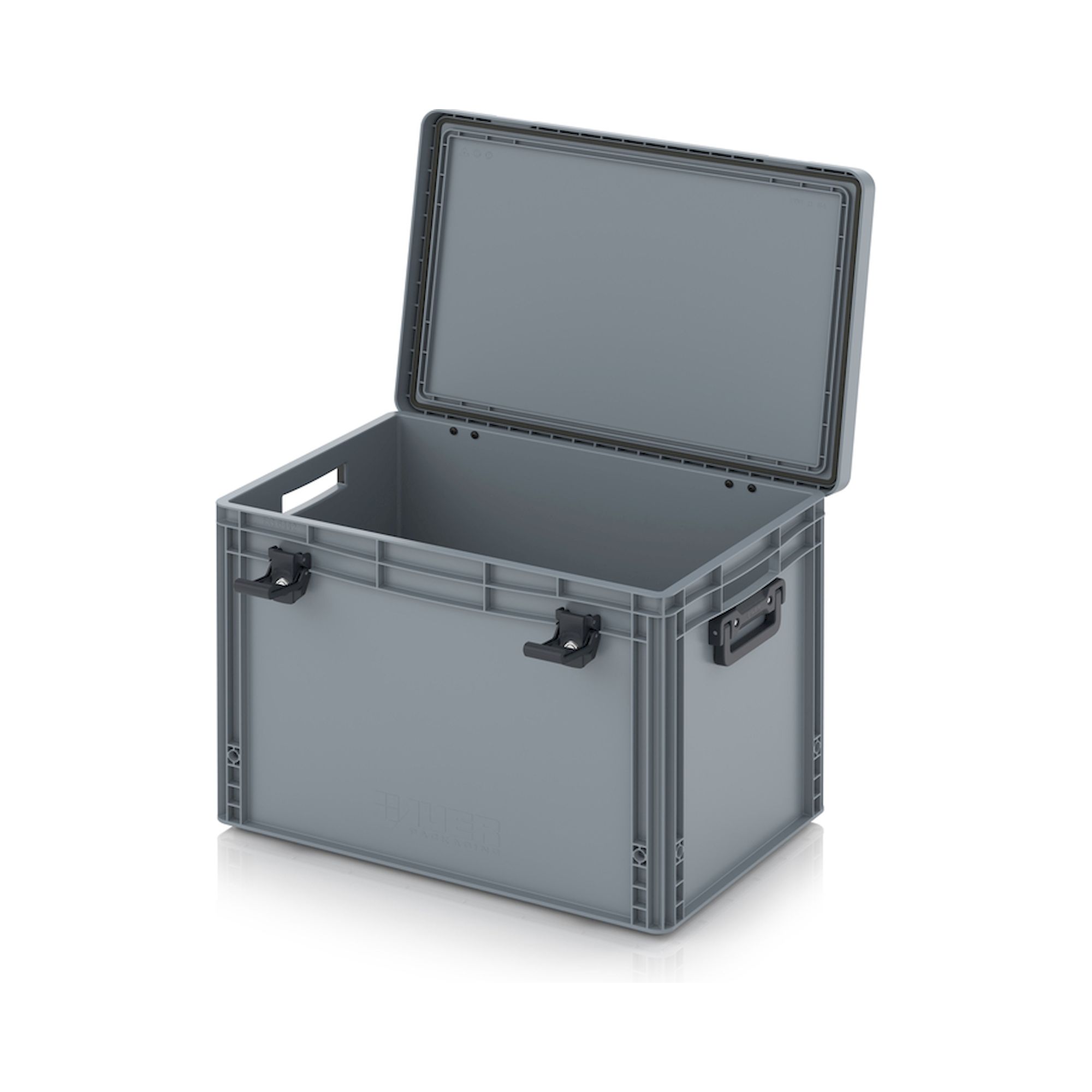 EDP S 64/42 2G. Eurobehälter mit Scharnierdeckel Pro, 60x40x43,5 cm