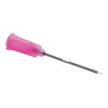 Nordson EFD 7005004. Dosing needle, PTFE insert, pink, 1" straight, Gauge 25, ID= 0.30 mm