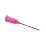 Nordson EFD 7005004. Dosiernadel, PTFE-Einsatz, pink, 1" gerade, Gauge 25, ID= 0,30 mm