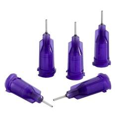 Nordson EFD 7005005. Dispensing tip purple, 0.25", straight, Gauge 21, ID= 0.51 mm