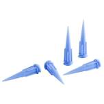 Nordson EFD 7005007. Dosing needle conical, opaque rigid, blue, gauge 22, ID= 0.41 mm