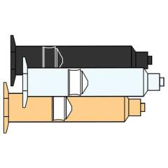 Nordson EFD 7012114. Dispensing syringe barrel/10 cm³, transparent