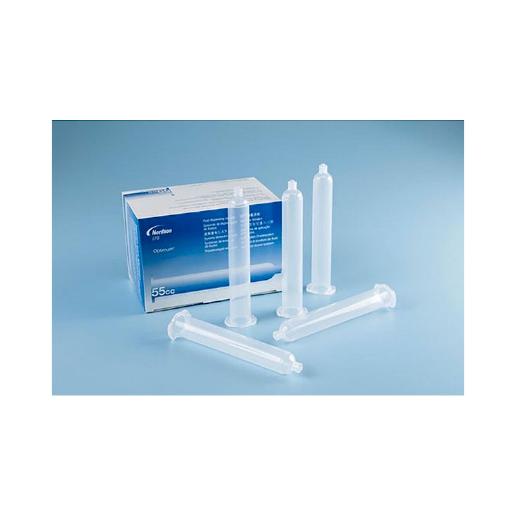 Nordson EFD 7366066. Dosierkartusche ohne Stopfen, 55 cm3, transparent