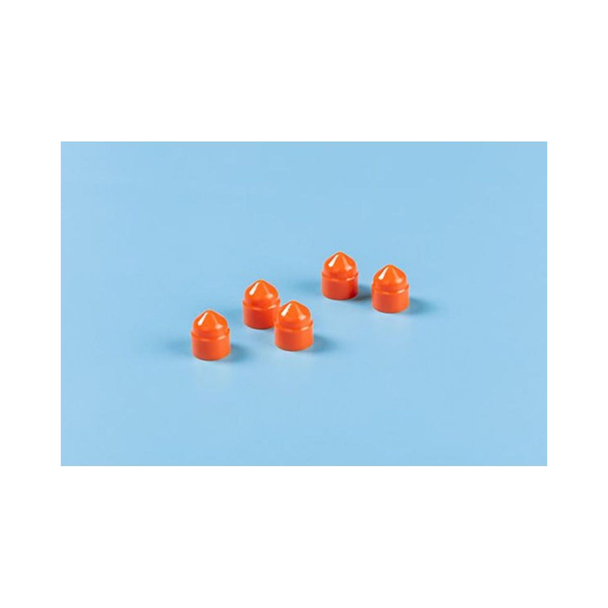 Nordson EFD 7012321. Plug for cartridge, 3 cm³, orange