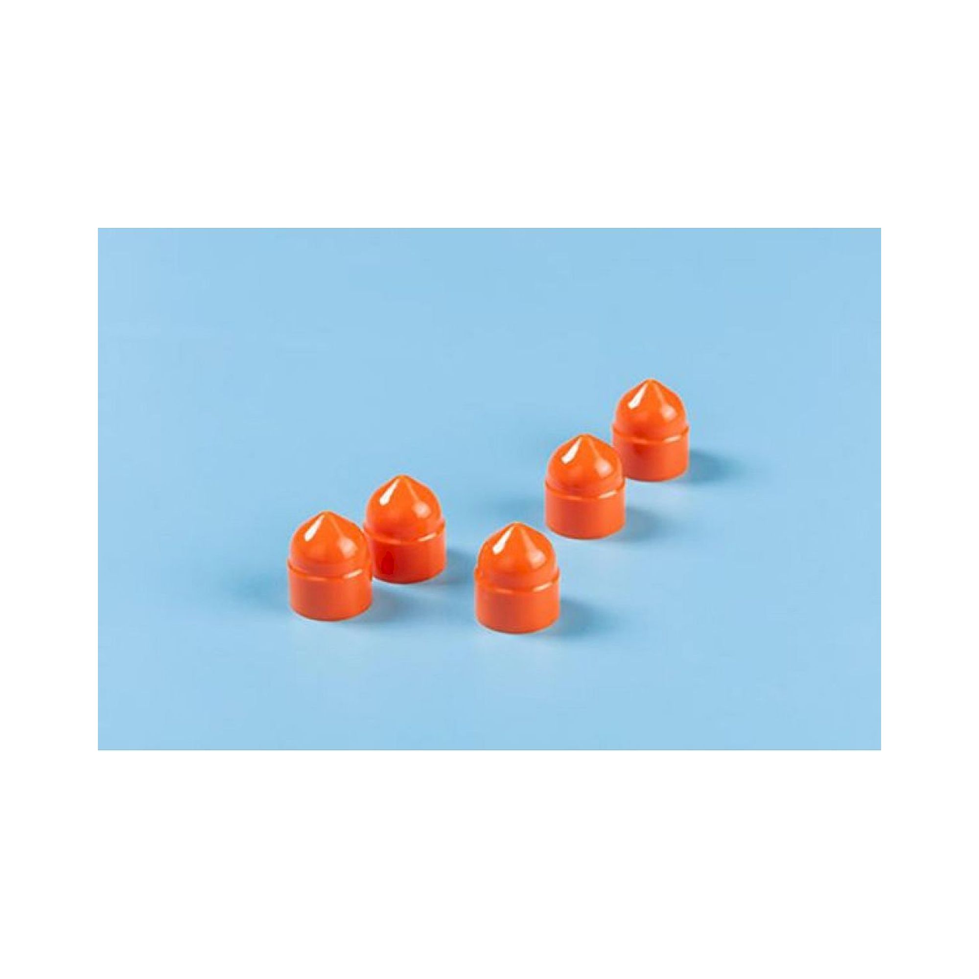 Nordson EFD 7012323. Plug for cartridge, 5 cm³, orange