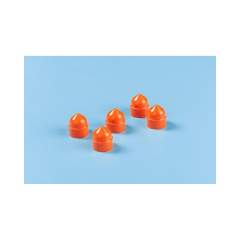 Nordson EFD 7012325. Plug for cartridge, 10 cm³, orange