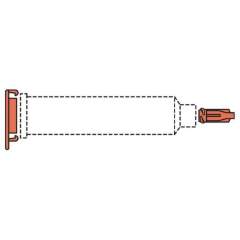 Nordson EFD 7017976. Dummy tip for all syringe barrels