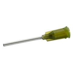 Nordson EFD 7018032. Dosing needle olive, 1", straight, Gauge 14, ID= 1,54 mm