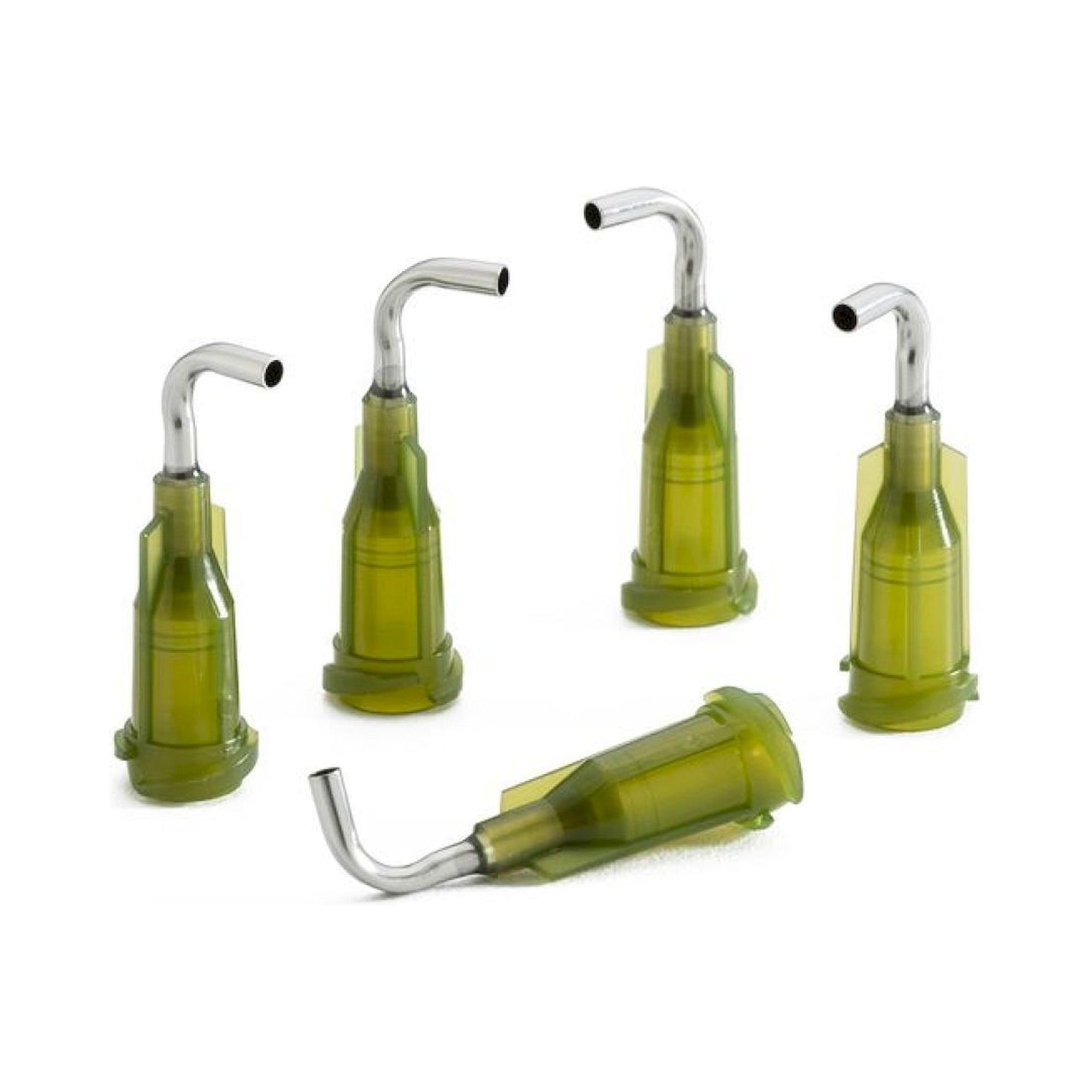 Nordson EFD 7018045. Dosiernadel gebogen, 90°, oliv, 0,5", Gauge 14, ID= 1,54 mm