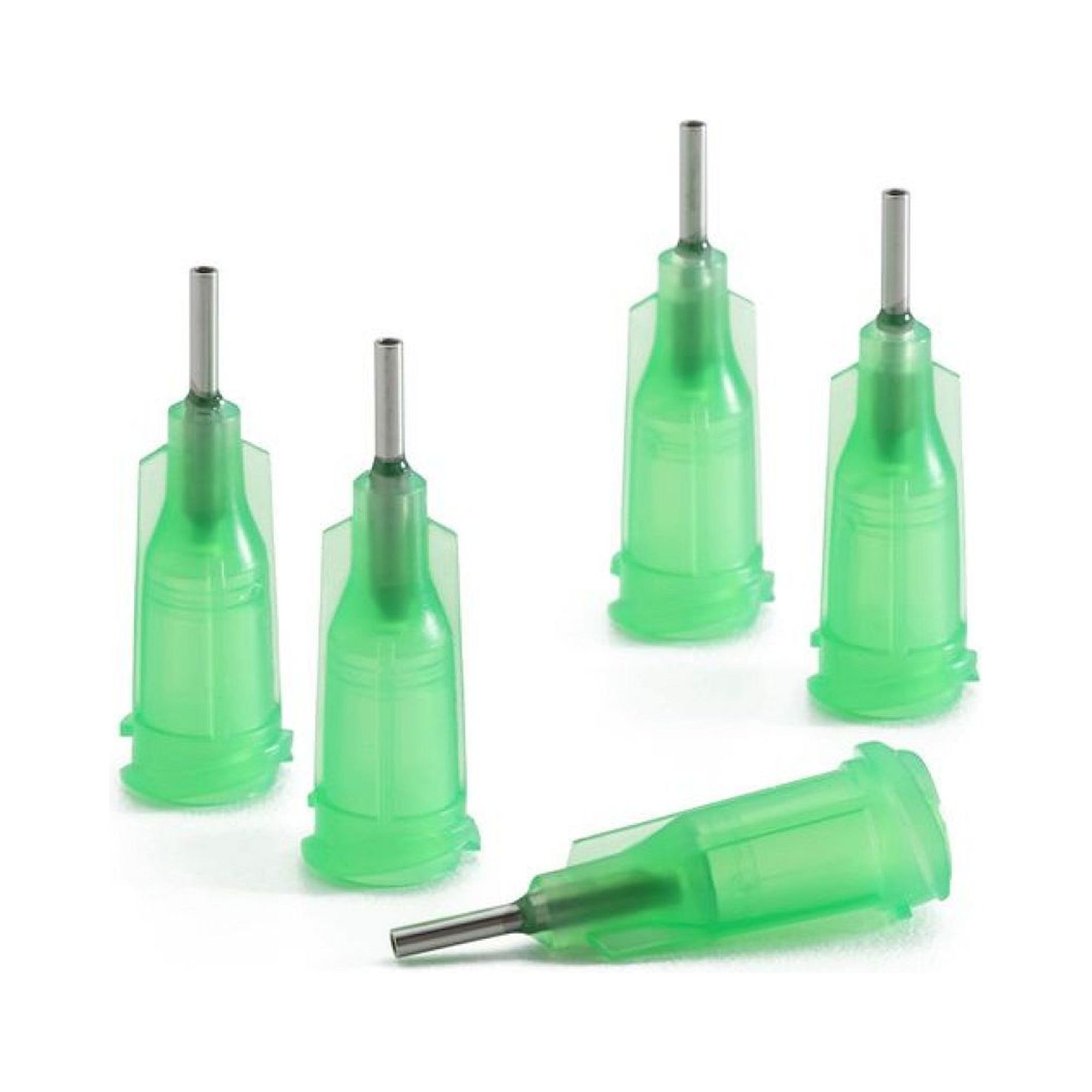 Nordson EFD 7018107. Dispensing tip green, 0.25", straight, gauge 18, ID= 0.84 mm