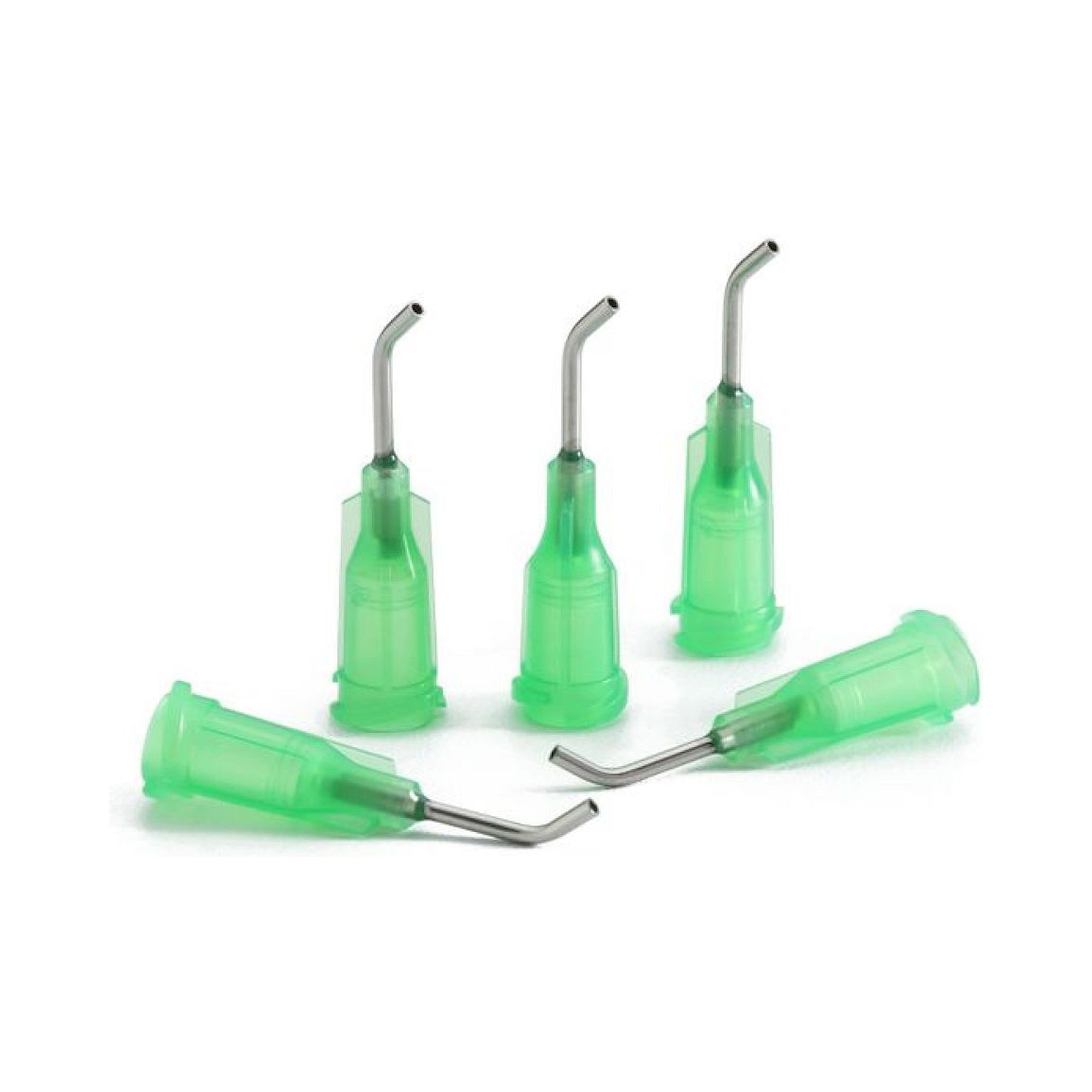 Nordson EFD 7018123. Dosiernadel gebogen, 45°, grün, 0,5", Gauge 18, ID= 0,84 mm