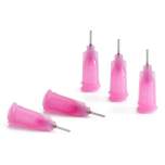 Nordson EFD 7018163. pink dispensing tip, 0.25", straight, Gauge 20, ID= 0.61 mm