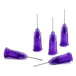 Nordson EFD 7018233. Dispensing needle purple, 0.5", straight, Gauge 21, ID= 0.51 mm