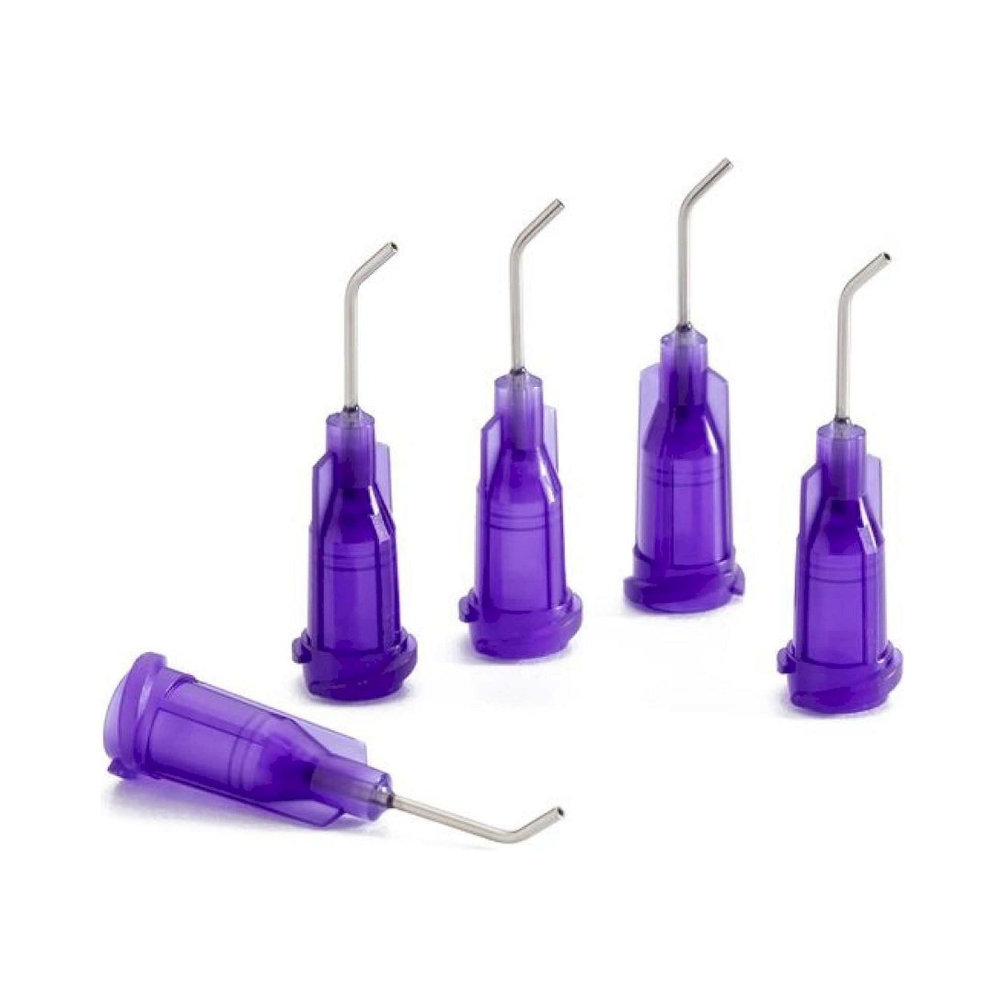 Nordson EFD 7018234. Dosiernadel gebogen, 45°, lila, 0,5", Gauge 21, ID= 0,51 mm