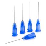 Nordson EFD 7018263. Dispensing needle blue, 1", straight, Gauge 22, ID= 0.41 mm