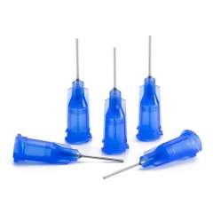 Nordson EFD 7018272. Dispensing needle blue, 0.5", straight, Gauge 22, ID= 0.41 mm