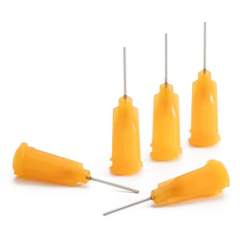 Nordson EFD 7018314. Dispensing needle orange, 0.5", straight, Gauge 23,ID= 0.33 mm