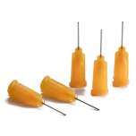 Nordson EFD 7018321. Dosing needle beveled, 0.5", orange, gauge 18, ID= 0.33 mm