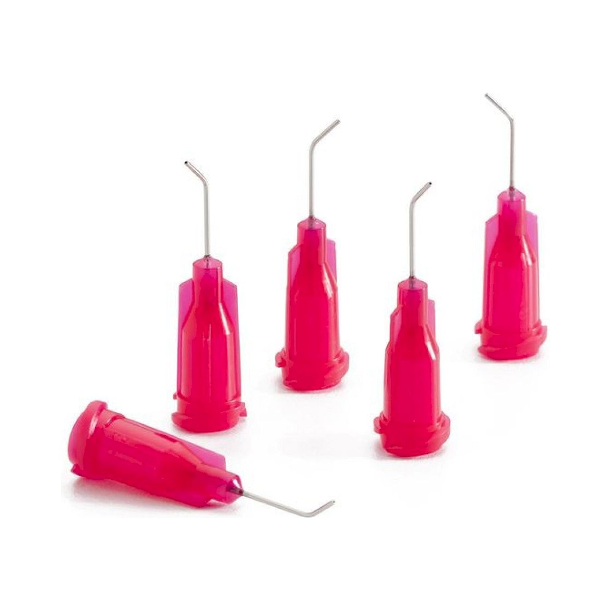 Nordson EFD 7018346. Dosiernadel gebogen, 45°, rot, 0,5", Gauge 25, ID= 0,25 mm