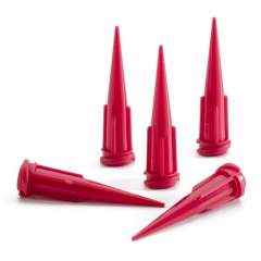 Nordson EFD 7018370. Dispensing tip conical, opaque rigid, red, Gauge 25, ID= 0,25 mm