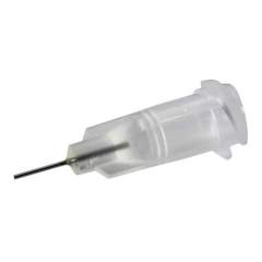 Nordson EFD 7018395. Dispensing needle transparent, 0.25", straight, Gauge 27, ID= 0.20 mm
