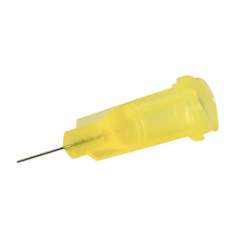 Nordson EFD 7018462. yellow dispensing tip, 0.25", straight, Gauge 32, ID= 0.1 mm