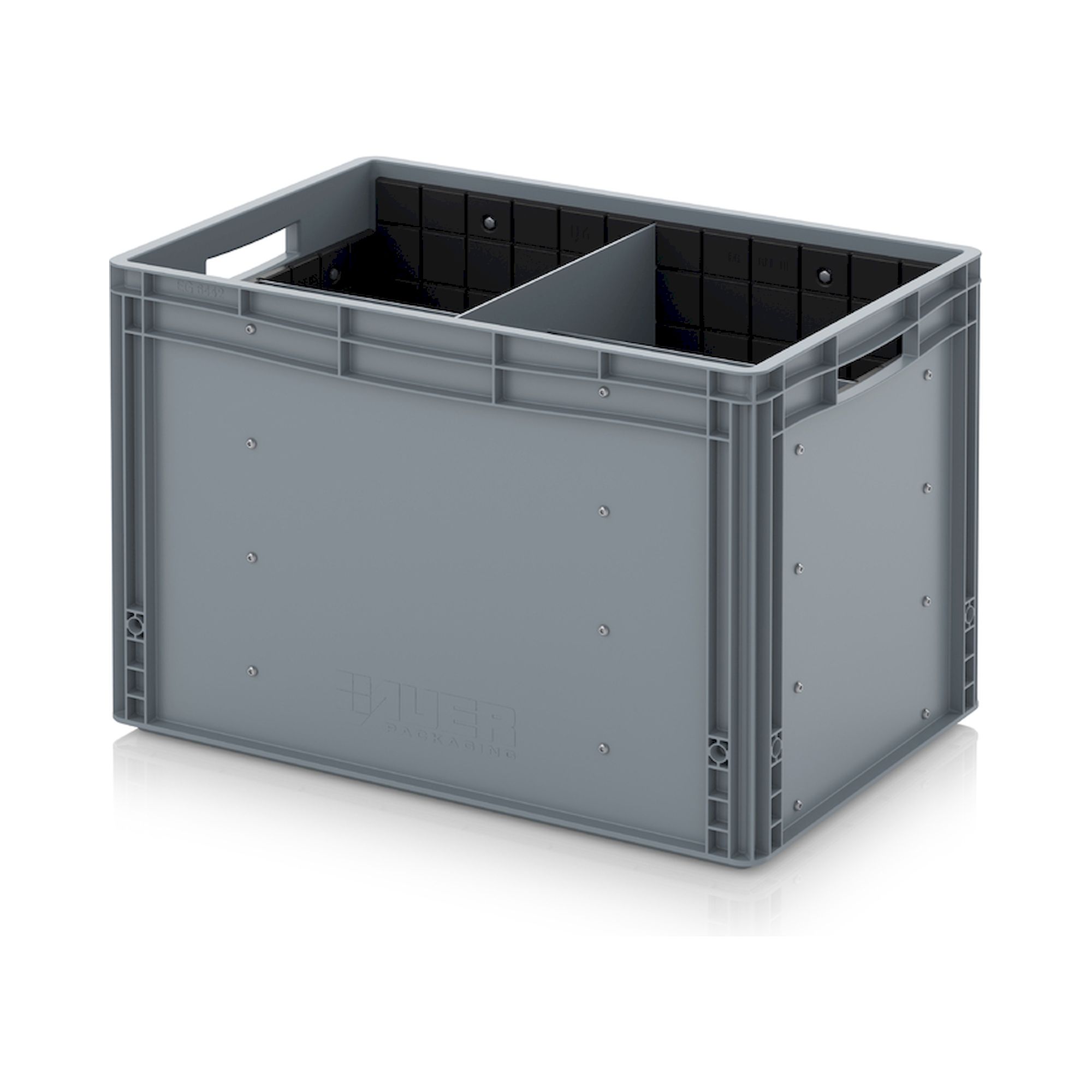 Auer EG GEF QLT 6442. Eurobehälter mit Quer- und Längsteiler