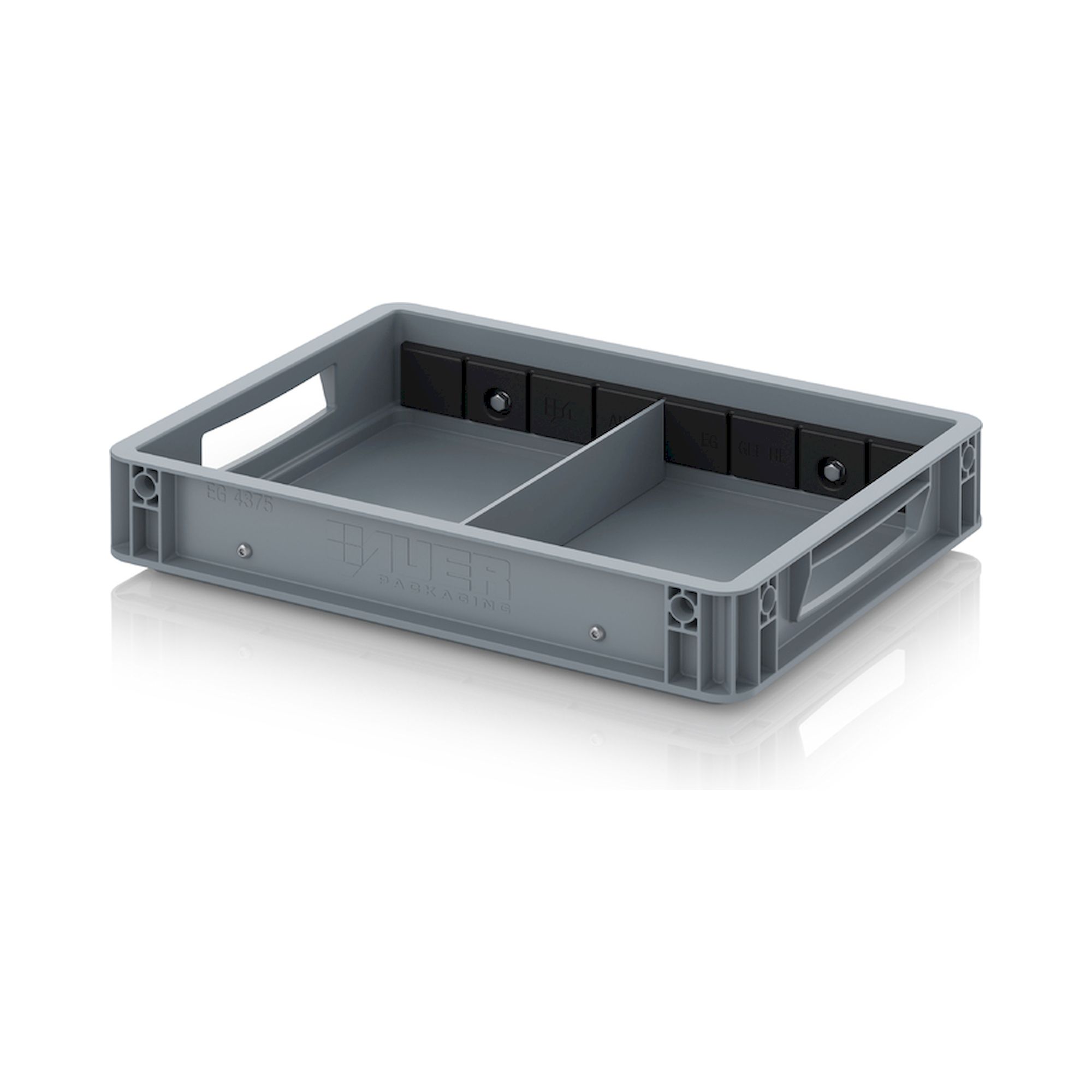 Auer EG GEF QT 4375. Bacs Euro avec séparateurs transversaux