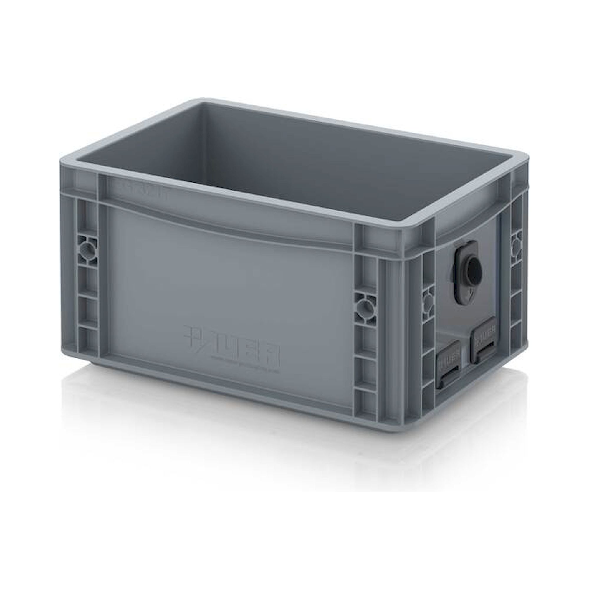 EG SKS 32/17 HG. Sichtlagerkästen im Euroformat mit Acrylglas-Sichtklappe, 30x20x17 cm