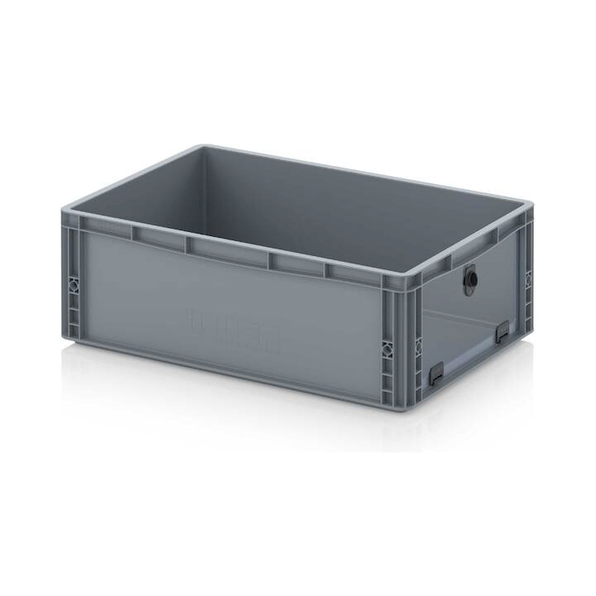 EG SKS 64/22 HG. Sichtlagerkästen im Euroformat mit Acrylglas-Sichtklappe, 60x40x22 cm