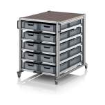 EG SW 134 1208 6417. Systemwagen im Palettenformat, 130x106,2x134,6 cm