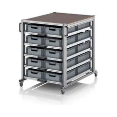 EG SW 134 1208 6417. Systemwagen im Palettenformat, 130x106,2x134,6 cm