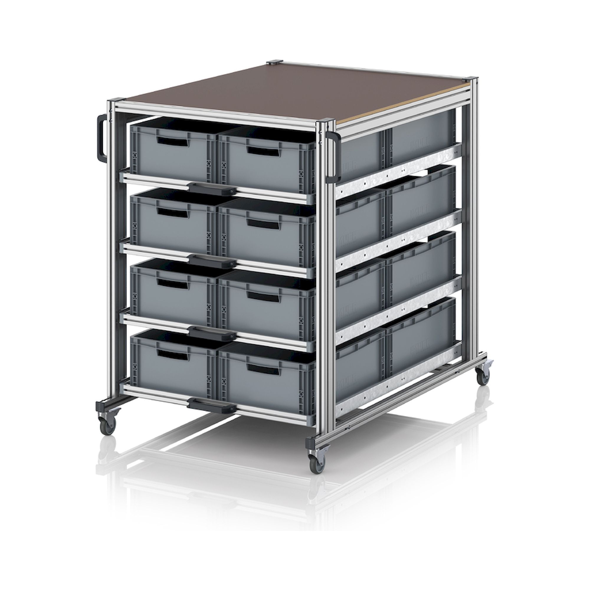 EG SW 134 1208 6422. Systemwagen im Palettenformat, 130x106,2x134,6 cm