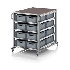 EG SW 134 1208 6422. Systemwagen im Palettenformat, 130x106,2x134,6 cm