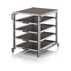 EG SW 134 1208 U. Systemwagen im Palettenformat, 130x106,2x134,6 cm