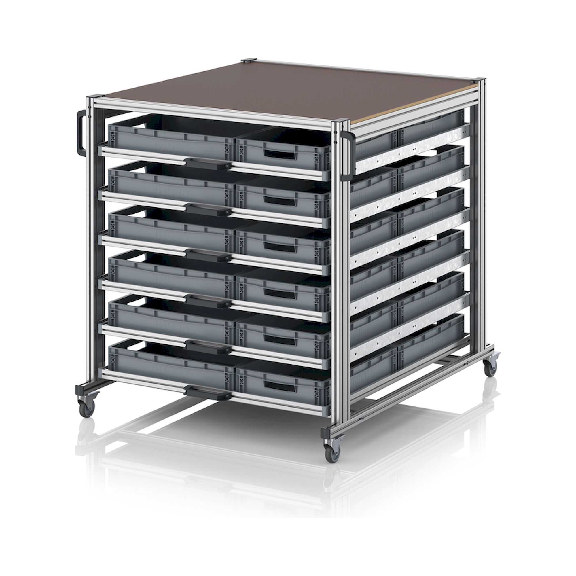 EG SW 134 1210 6412. Systemwagen im Palettenformat, 130x126,2x134,6 cm