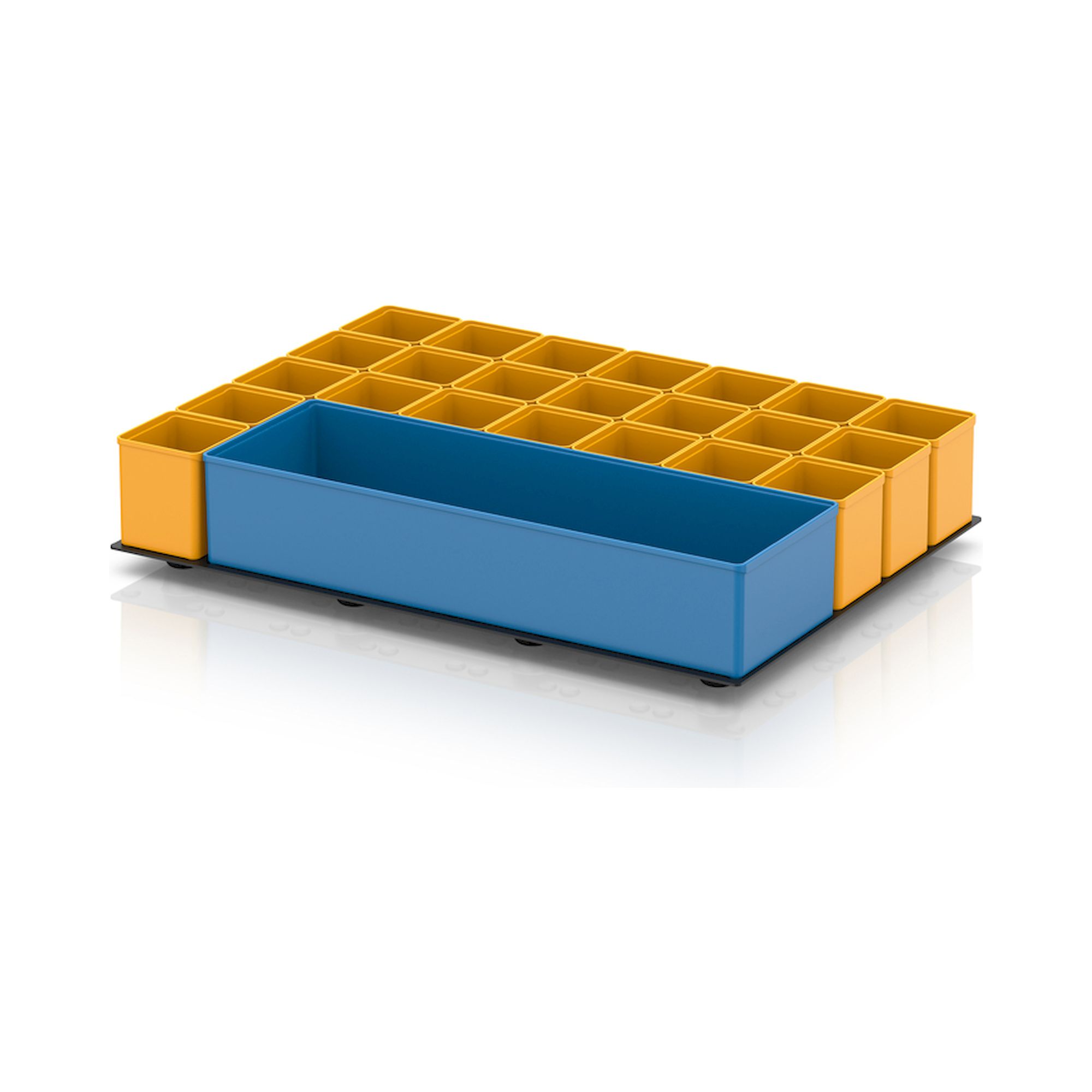 EG TEK 43 B3. Einsatzkästen Einsatz für Eurobehälter 40 x 30 cm, Bestückung 3
