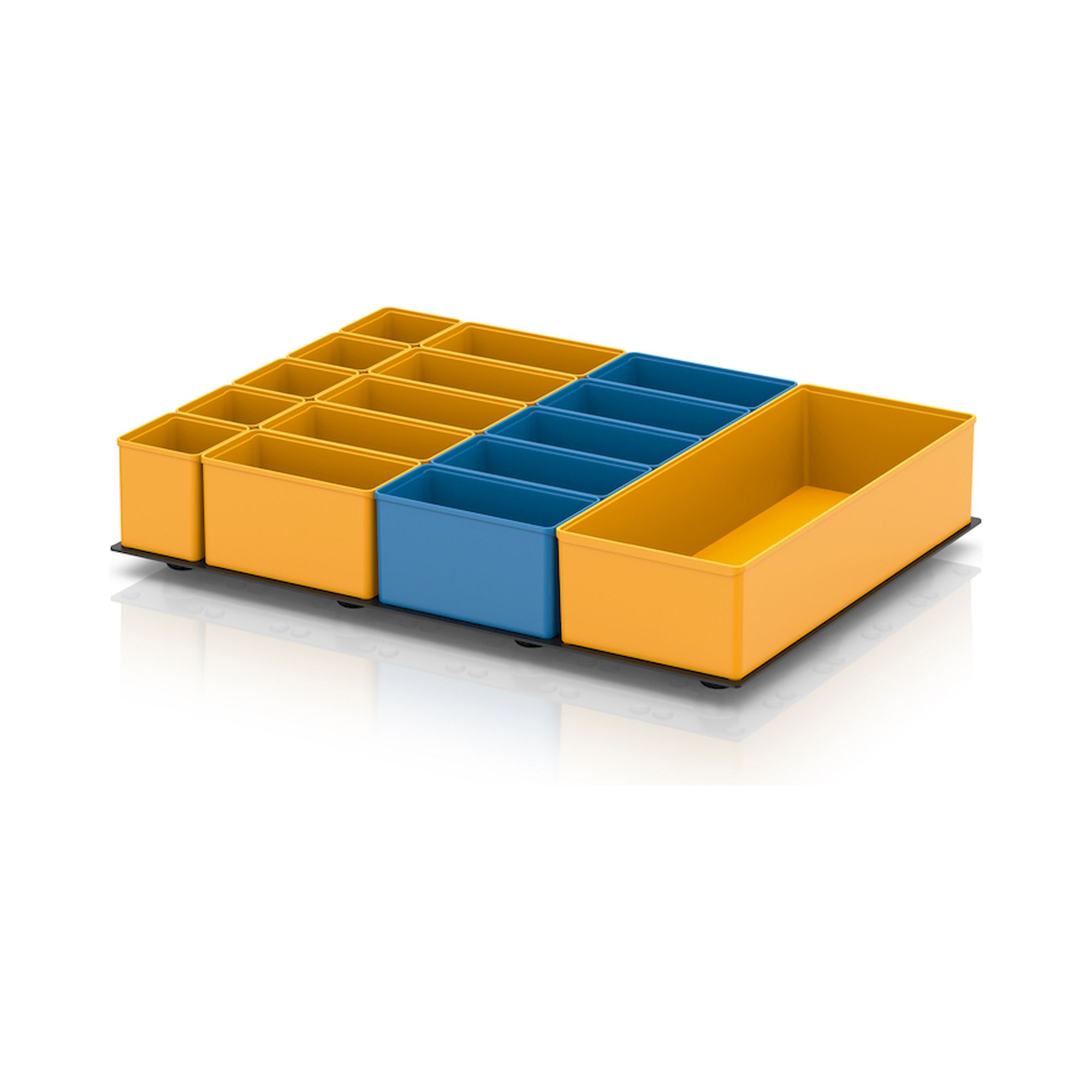 EG TEK 43 B9. Einsatzkästen Einsatz für Eurobehälter 40 x 30 cm, Bestückung 9