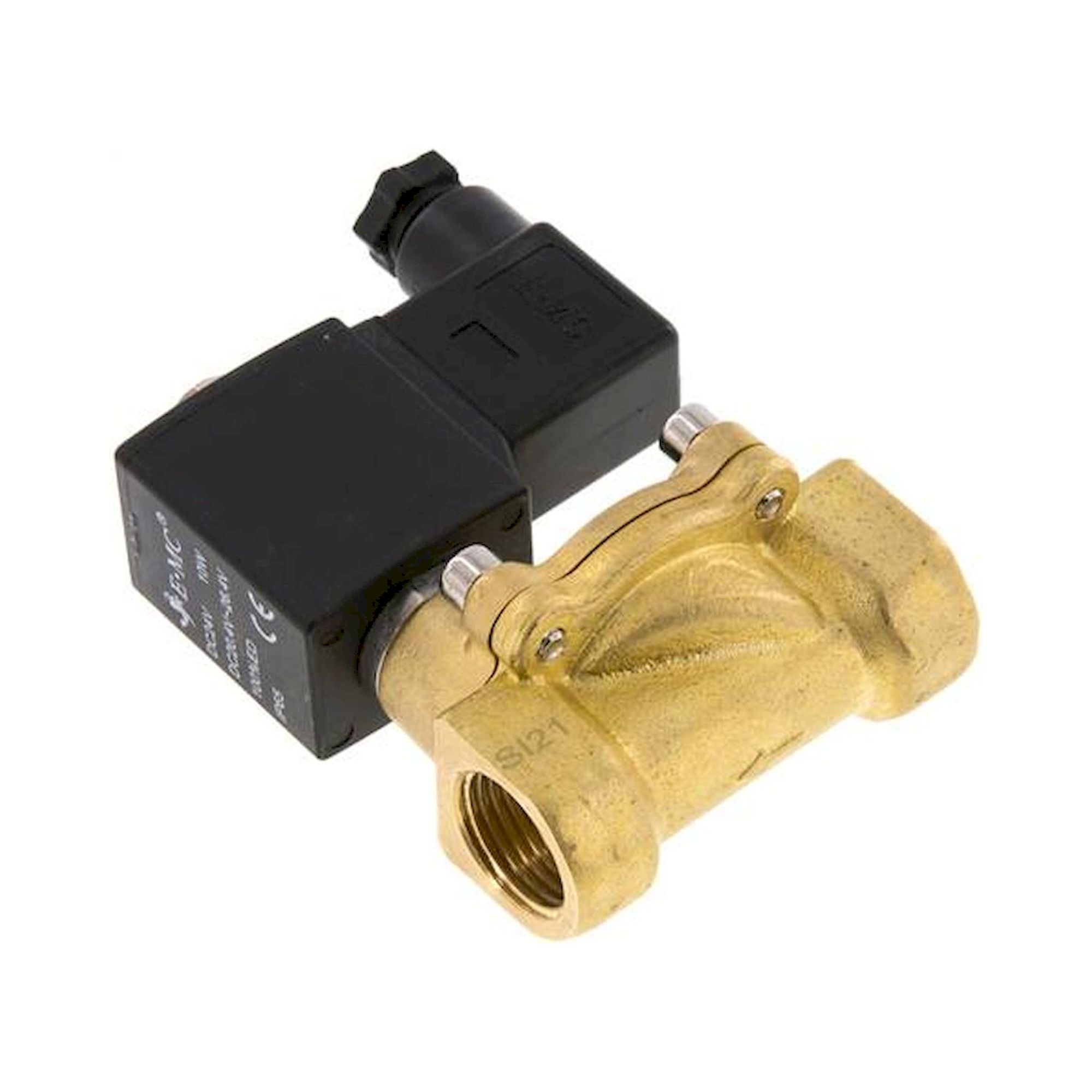 E.MC ELP 12 V 24VAC. 2/2-Wege Magnetventil G 1/2", stromlos geschlossen (NC),FKM Eco