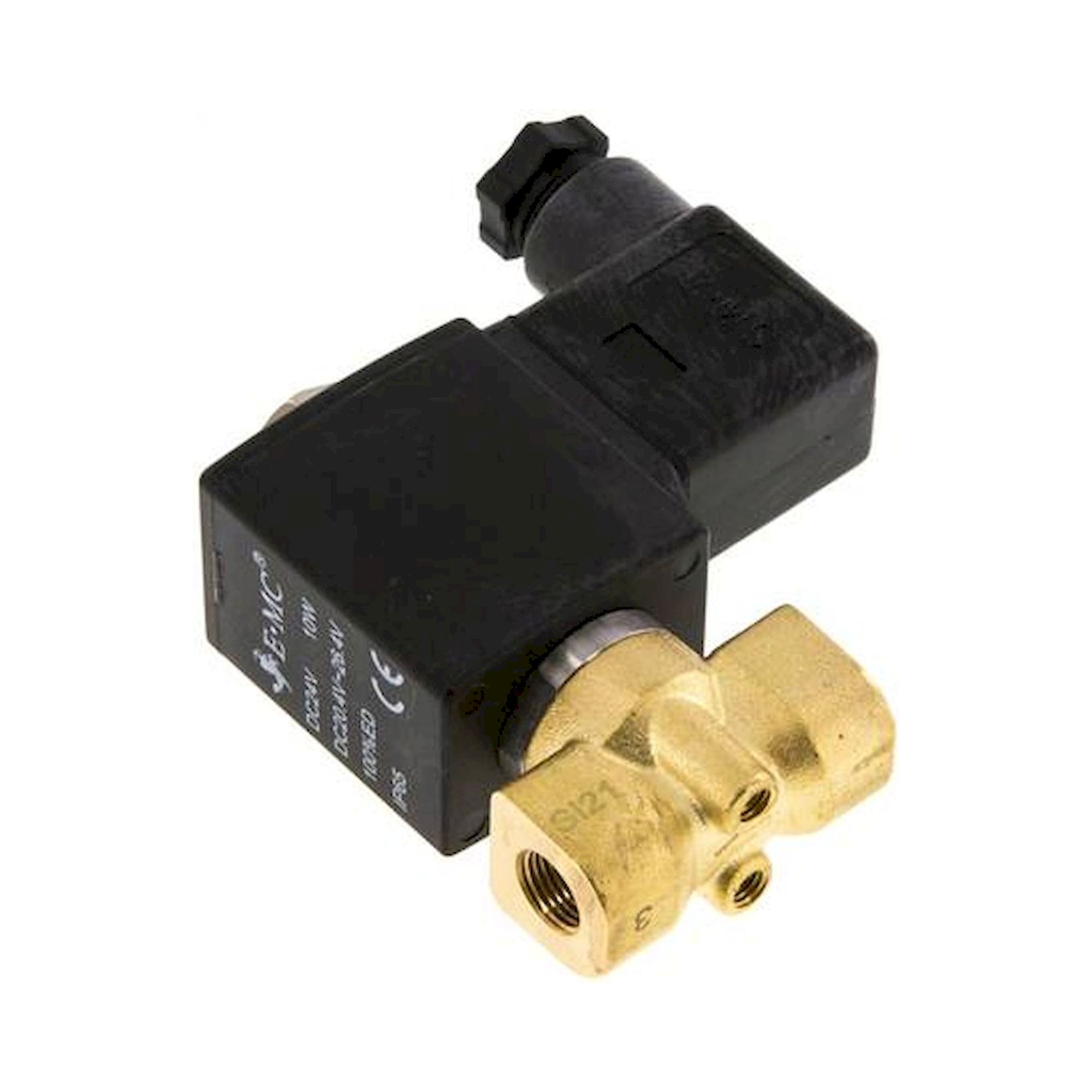 E.MC ELP 18 12V=. 2/2-Wege Magnetventil G 1/8", stromlos geschlossen (NC),FKM Eco