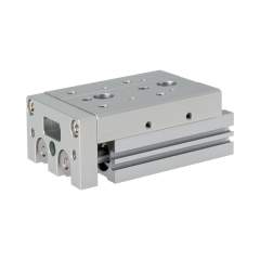 EMC ELS 25/100-AT. Compact carriages, pistons 25mm, stroke 100mm, with stroke limitation for retraction (fixed stop)