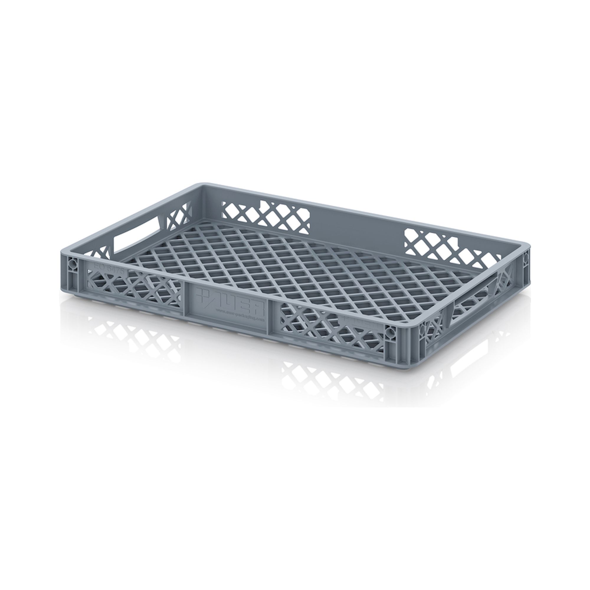 EO 64/75. Euro containers perforated, 60x40x7,5 cm