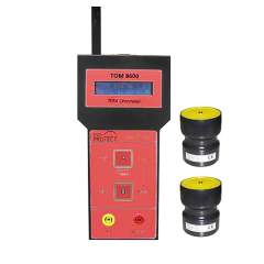 TERA-Ohmmeter TOM 8600-Set mit 2 Messelektroden zur Messung des Oberflächenwiderstandes sowie Feuchte- und Temperaturmessung