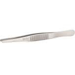 Weller Erem 21SA120. Waver Erem 21SA120 Tweezers with Large, Flat, Ro with Tips, with Inside and Outside Serrations