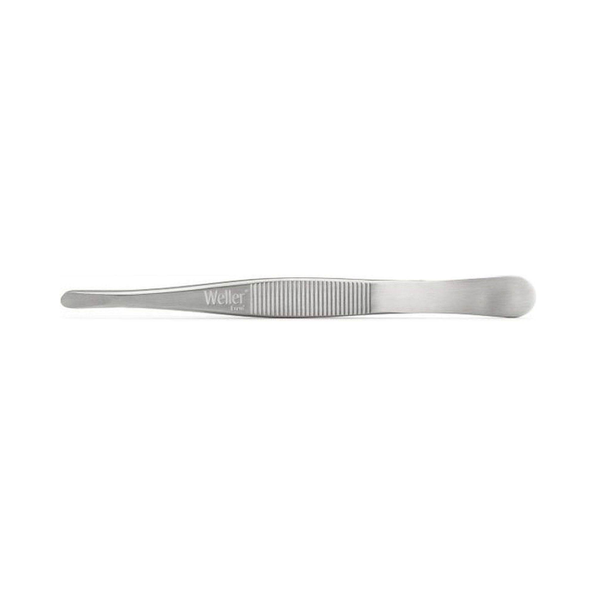 Weller Erem 25SA. Waver Erem 25SA Precision Tweezers with Flat, Ro with Tips, Stainless Steel, 120 mm