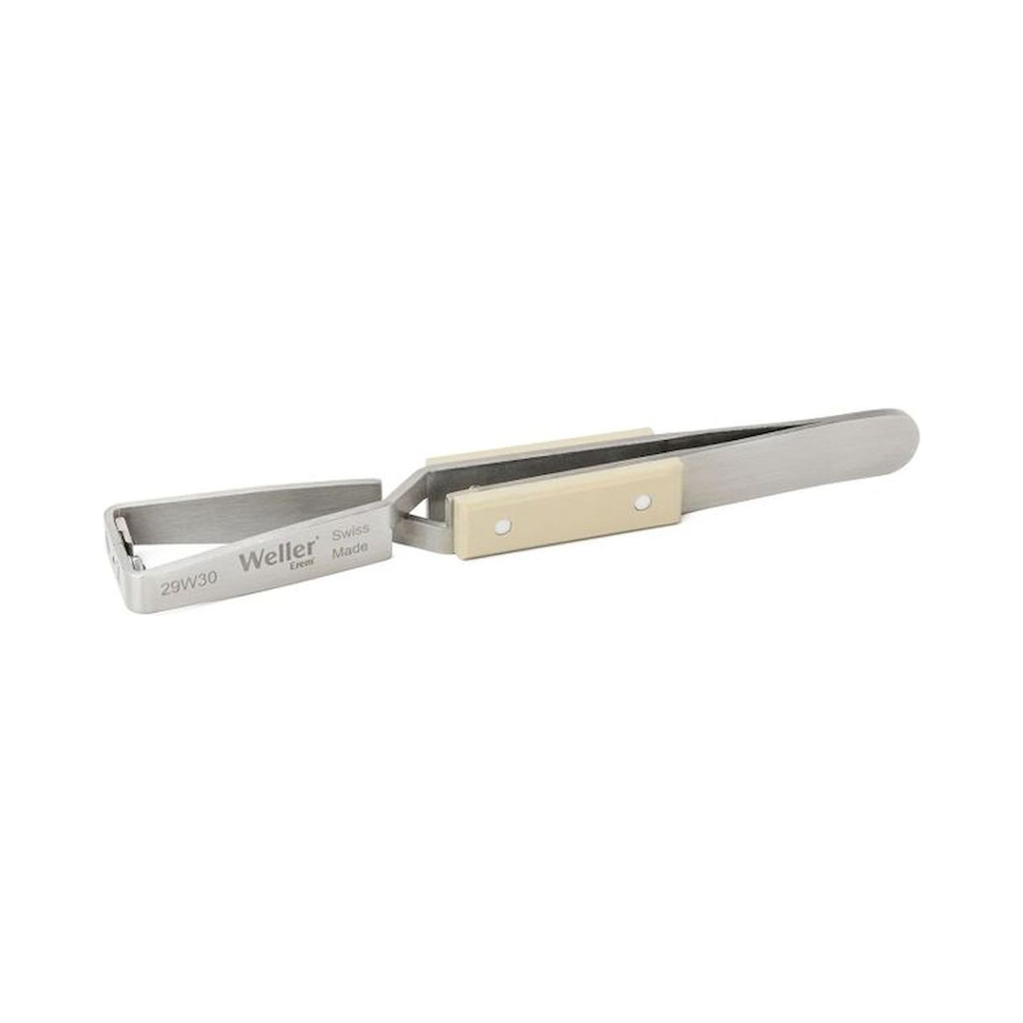 Weller Erem 29W30. Waver Erem 29W30 Stripping Tweezers with Synthetic Fibre Handle, with Non-Reflecting Surface