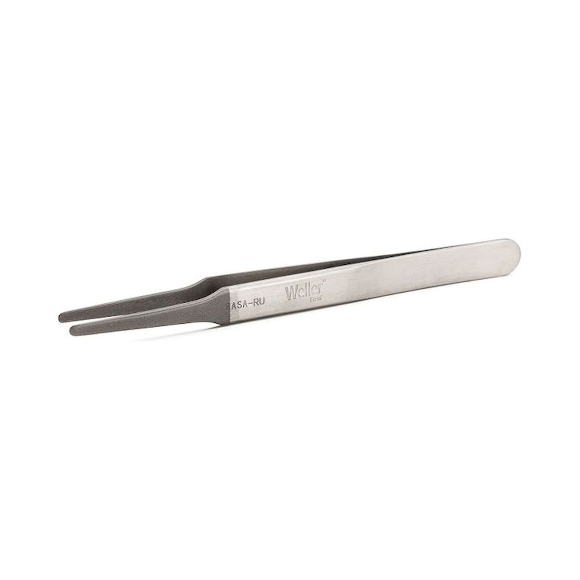 Weller Erem 2ASARU. Waver Erem 2ASARU Precision Tweezers with Flat Ro withed Tips for Gripping Components