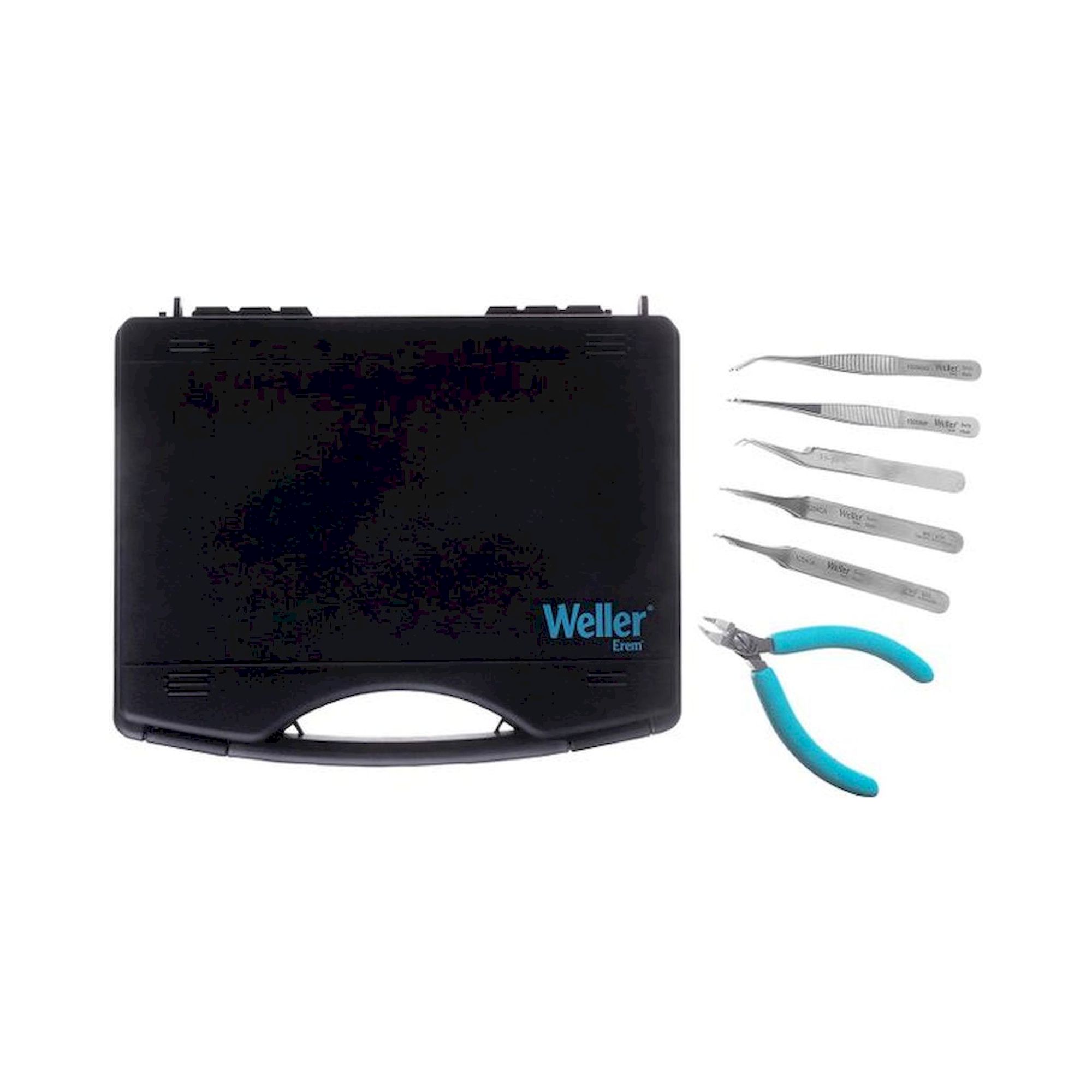 Weller Erem 3900KC. Waver Erem 3900KC Kit for SMD Work, High-quality Precision Tweezers