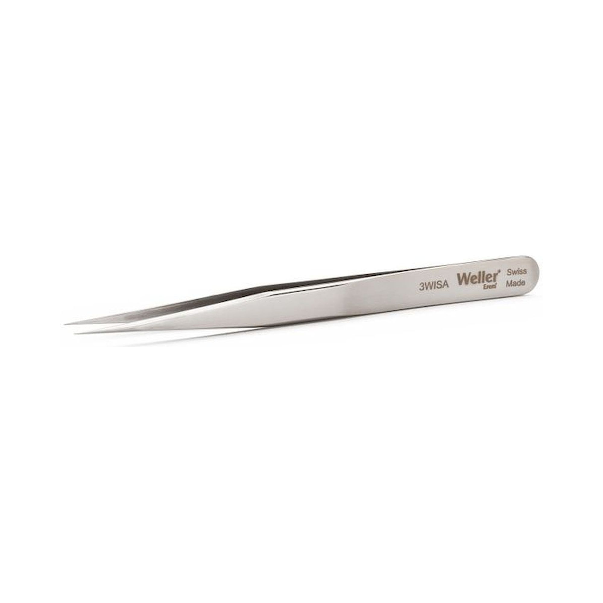 Weller Erem 3WISA. Waver Erem 3WISA Fine Tweezers with Straight/Pointed Tip, 121 mm