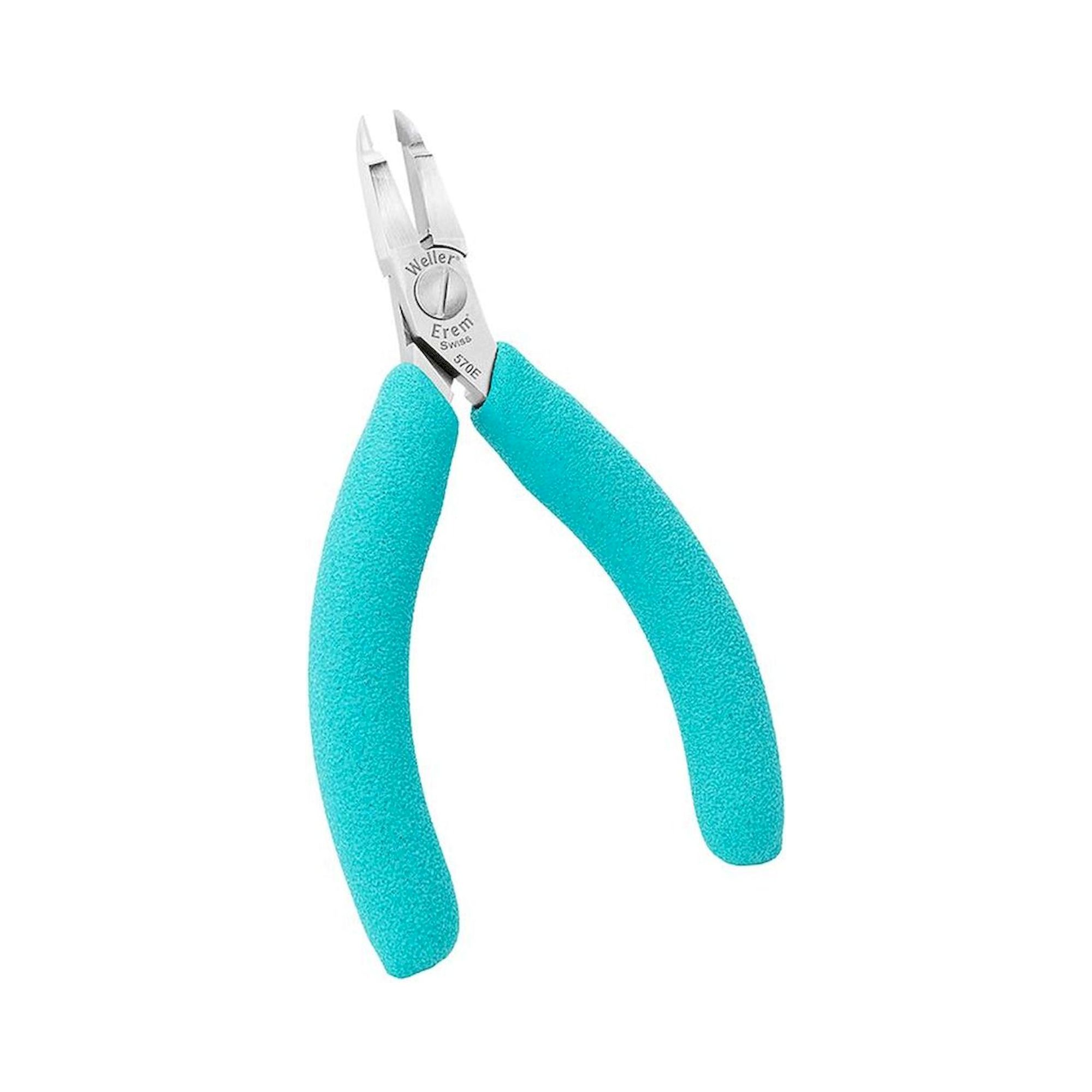 Weller Erem 570E. Waver 570E Tip Cutter - Straight Long Relieved Head For Cutting At Extreme Tips 121 Mm Full Flush, 0.6 Mm